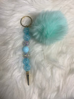 Blue glam clip