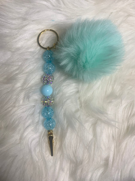 Blue glam clip